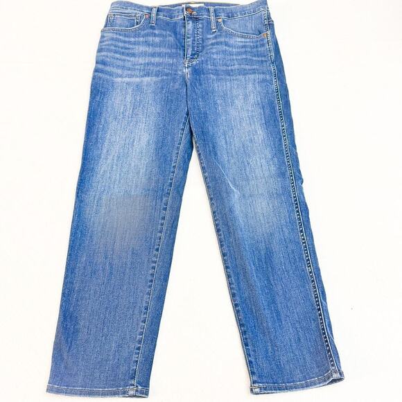 Madewell Stovepipe Denim Jeans Straight Leg Size 31 - Picture 2 of 7